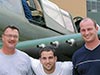 In honor of Father's Day - at Fantasy of Flight with my dad and brother, August 2004
