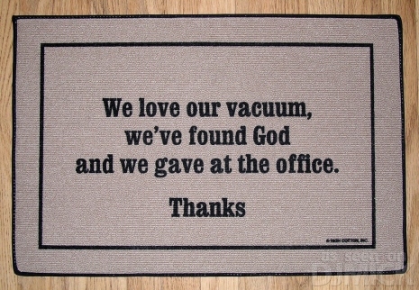 We Don't Need You Doormat