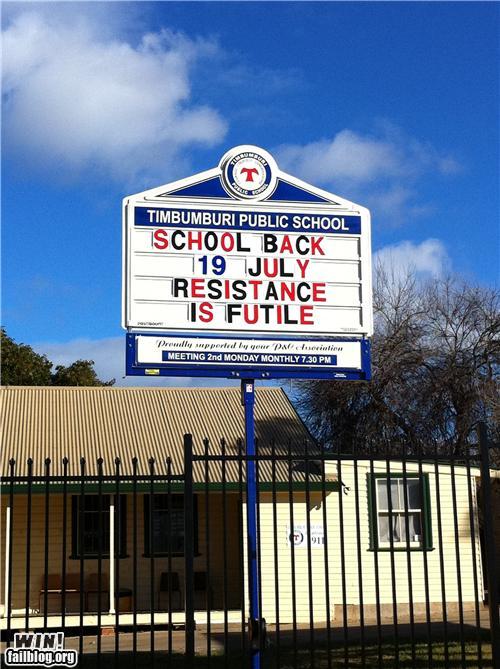 School Is Back Sign