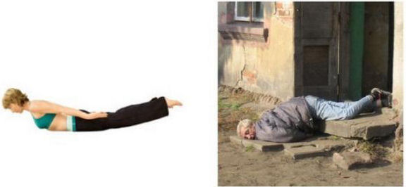 Drunk Vs Yoga Ananda Bal asana