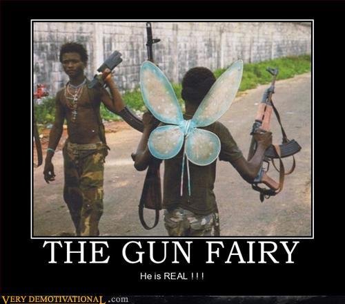 Gun Fairy Motivational Poster