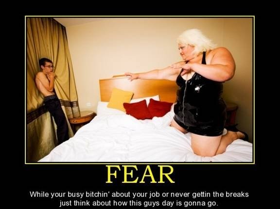 Fear Motivational Poster