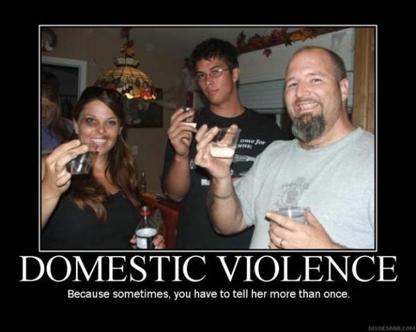 Domestic Violence Motivational Poster