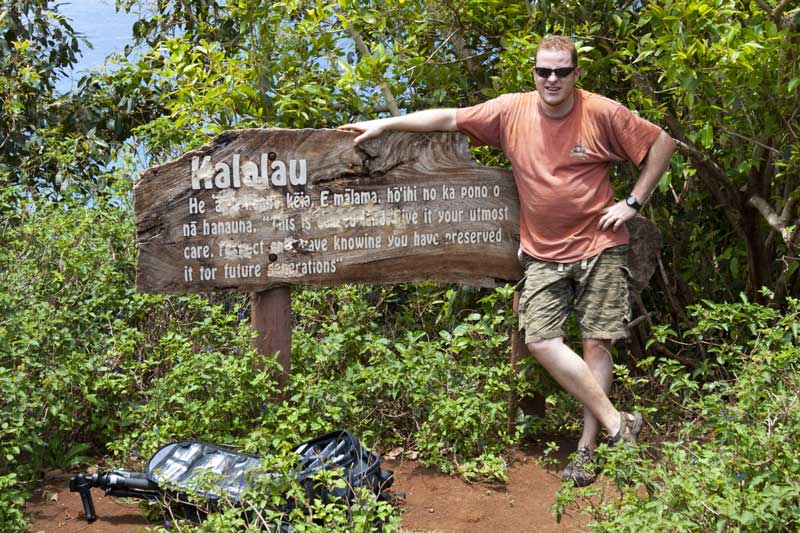 Dan at Kalalau