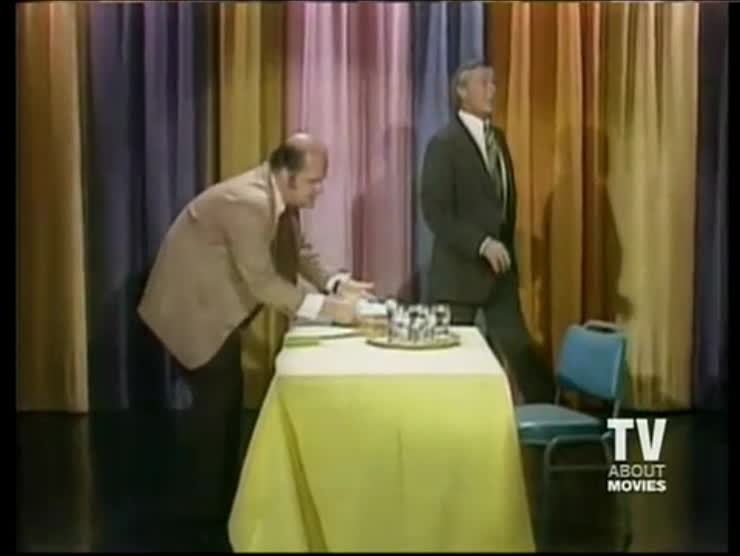 Dom Deluise and Johnny Carson with an Egg Trick